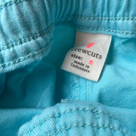 Crewcuts size 8 aqua short with split hem on the side - Picture 4 of 4